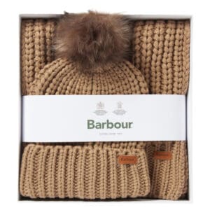 Barbour Saltburn Scarf Beanie Gift Set 3