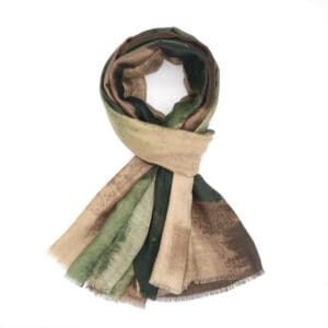 22040 tie dye scarf green 2