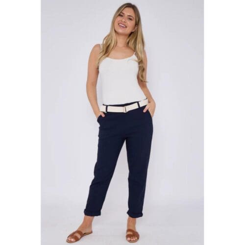 Ladies Belted Magic Trousers