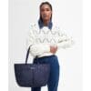 Barbour Quilted Tote Bag - NAVY - Image 4