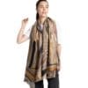 Gold Abstact Scarf - Image 2