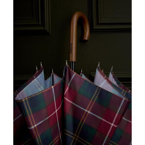 Barbour Walker Tartan Umbrella - Image 14