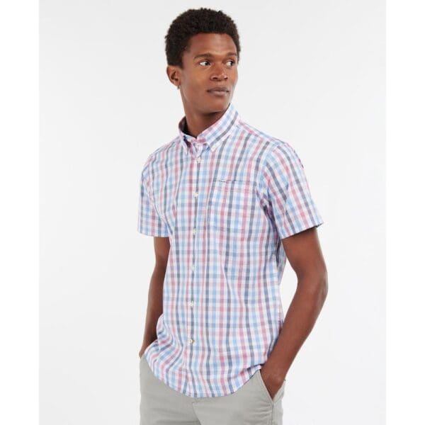 Barbour Longstone Short Sleeve Tailored Shirt - Image 4