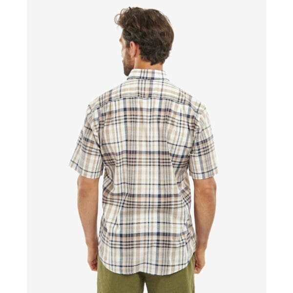 Barbour Hartley Regular Short Sleeve Checked Shirt - Image 3