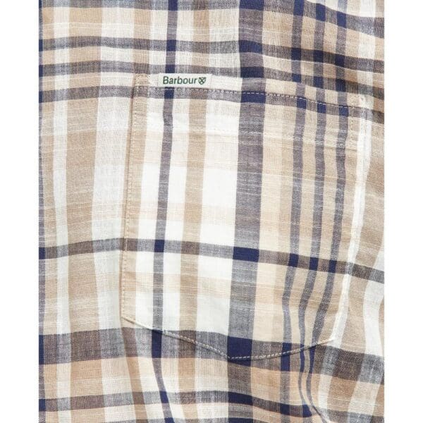 Barbour Hartley Regular Short Sleeve Checked Shirt - Image 4