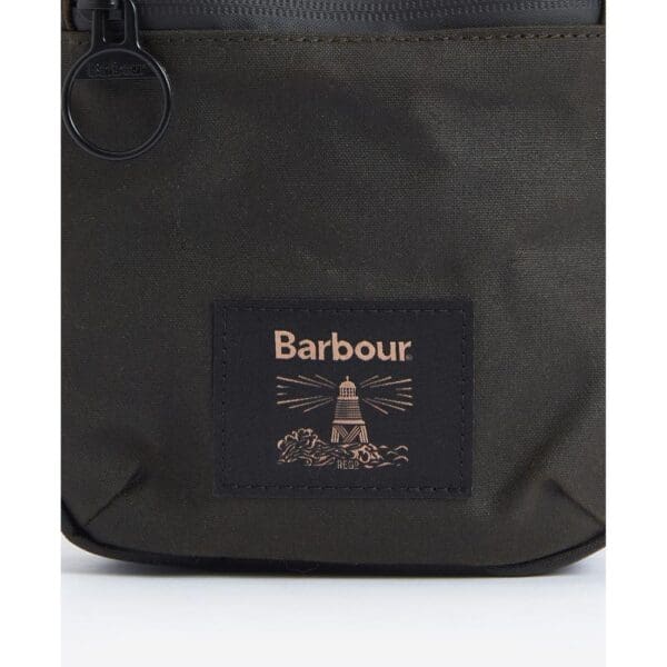 Barbour Field Waxed Crossbody Bag - Image 5