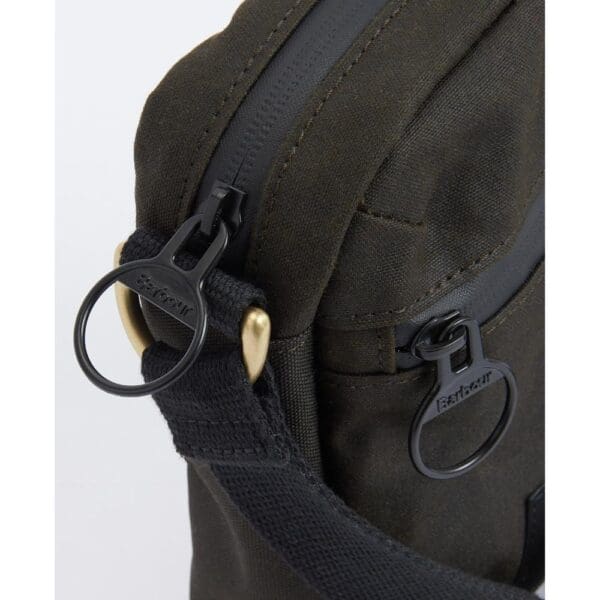 Barbour Field Waxed Crossbody Bag - Image 3