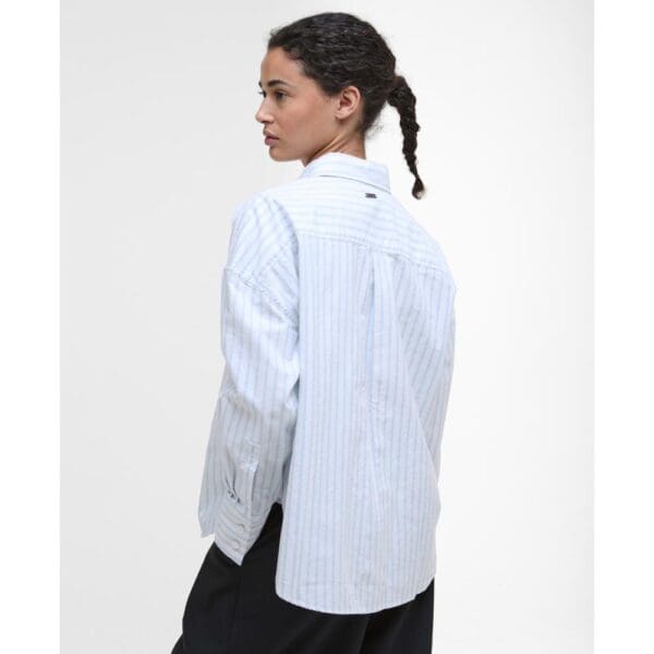 Barbour Ladies Lavensdale Striped Relaxed Shirt - Image 13
