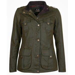 Barbour Ladies Winter Defence Wax Jacket 2