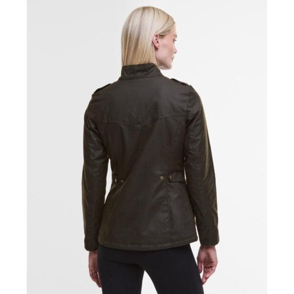 Barbour Ladies Winter Defence Wax Jacket - Image 9