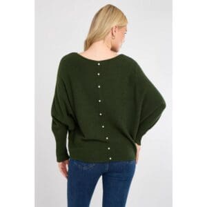 Ladies Pearl Back Jumper 1