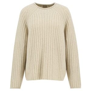 Barbour Ladies Bamburgh Crew Neck Jumper 2 Custom 1