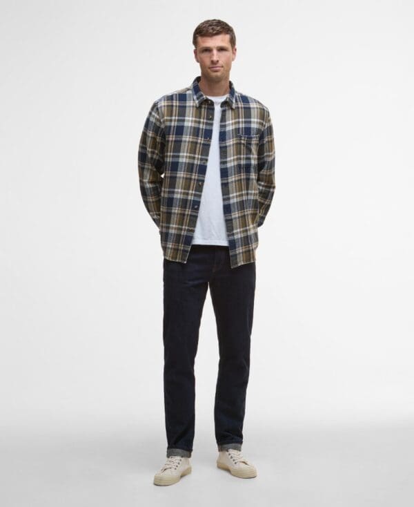 Barbour Mens Chopford Relaxed Checked Shirt - Image 2