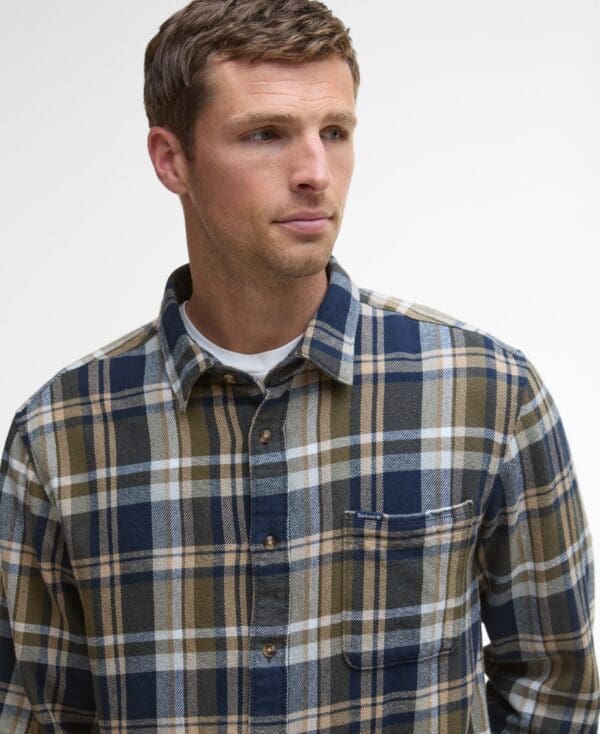 Barbour Mens Chopford Relaxed Checked Shirt - Image 3