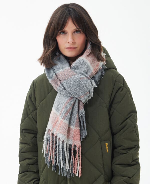 Barbour Tartan Boucle Scarf - Image 5