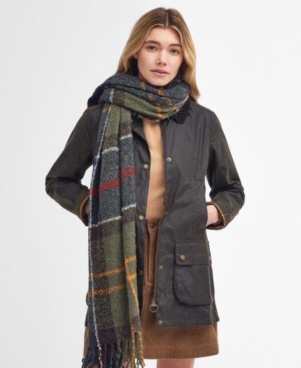 Barbour Tartan Boucle Scarf - Image 2