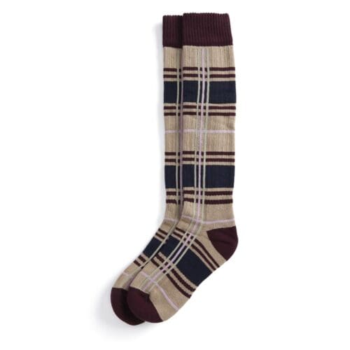 Barbour Tartan Wellington Socks