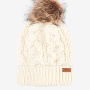 Barbour Ladies Penshaw Cable Knit Beanie 13 Custom