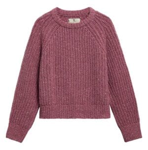 Barbour Ladies Alderney Wool Blend Crew Neck Jumper 11