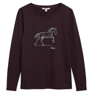 Barbour Ladies Rosamund Long Sleeved T Shirt 3