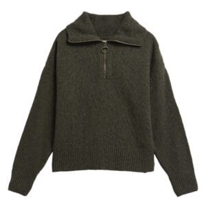 Barbour Ladies Lavensdale Quarter Zip Jumper 2