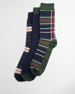 Barbour Mens Tartan Sock Gift Box (Custom)