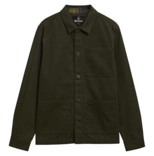 Barbour Mens Tartan Trimmed Washed Overshirt 2 1