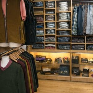 shop interior mens square