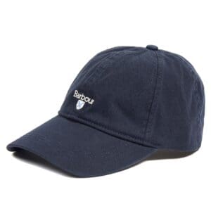 Barbour Cascade Sports Cap in Navy, front view