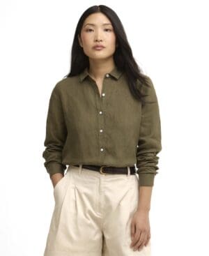 Barbour Ladies Marine Relaxed Long-Sleeved Shirt