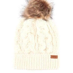 Barbour Ladies Penshaw Cable Knit Beanie 13 Custom