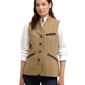 Barbour Ladies Tweed Petunia Gilet
