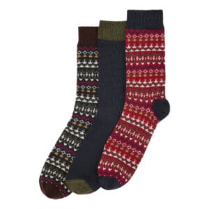 Barbour Marlow Fair Isle Sock Gift Set 1