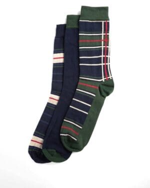 Barbour Mens Tartan Sock Gift Box (Custom)