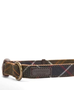 Barbour Tartan Webbing Dog Colar 3