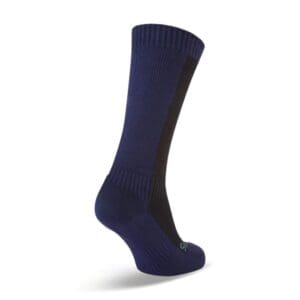 Starston Waterproof Cold Weather Mid Length Socks Black Navy Blue 2 Large